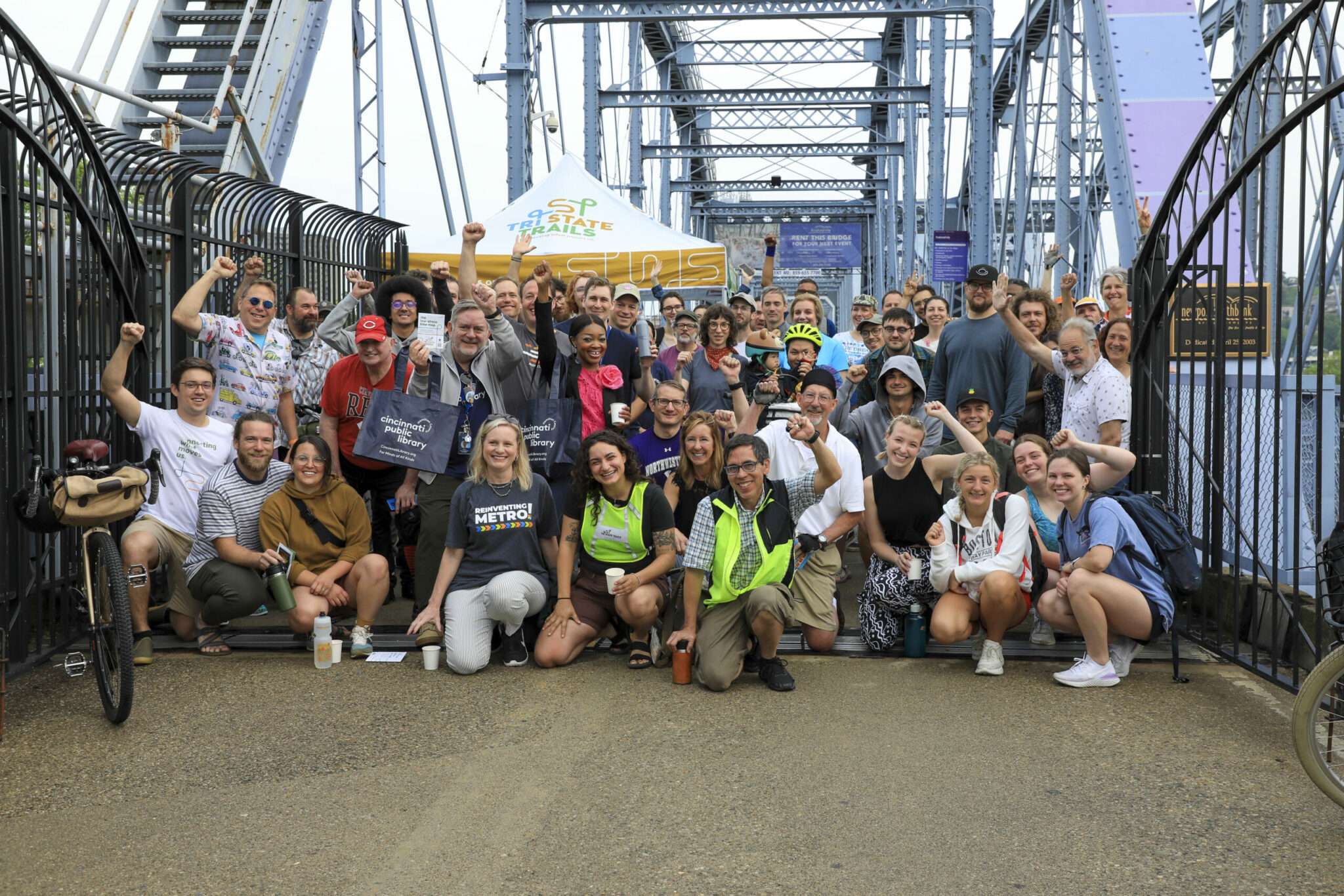 Group photo from 13th Annual Breakfast on the Bridge